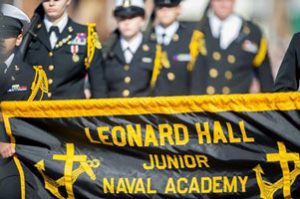 Leonard Hall Junior Naval Academy Veterans Day Parade 2016