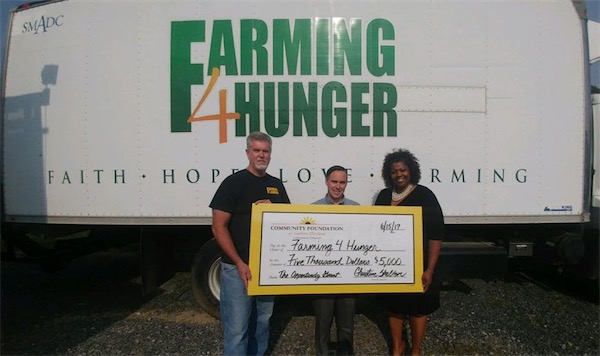 CFSOMD awards a 2017 Opportunity Grant to Farming 4 Hunger.